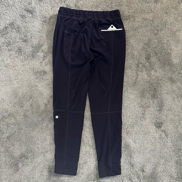 LULULEMON Track To Reality Pant II Women 2 Navy Blue Lined Reflective Jogger - Picture 8 of 14